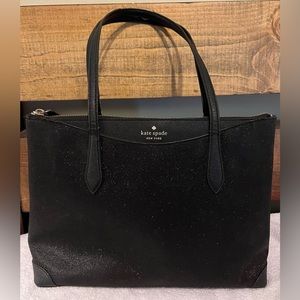 Kate Spade New York Shimmer Tote Purse !!! black
